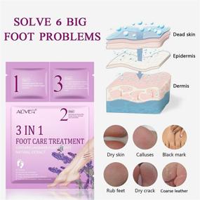 img 3 attached to 👣 Revitalize and Rejuvenate Your Feet with Lavender Baby Foot Peel: Moisturizing Exfoliating Socks for Dry, Cracked Feet - 3 in 1 Foot Care Solution for Dry/Aging Skin