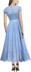 img 3 attached to Miusol Womens Elegant Ruffle Bridesmaid Women's Clothing and Dresses