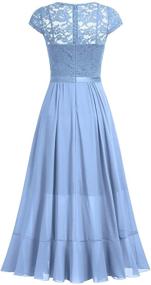 img 1 attached to Miusol Womens Elegant Ruffle Bridesmaid Women's Clothing and Dresses