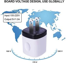 img 3 attached to 🔌 UorMe 1Amp 5V Wall Charger, 5 Pack USB Power Adapter with One Port, Compatible with iPhone 12, 11, Xs, XR, X, 8, 7, 6S, 6 Plus 5, Samsung Galaxy S21, S20, S9, S8, Note 20/9/8, S7 Edge, LG G7, Google, BlackBerry