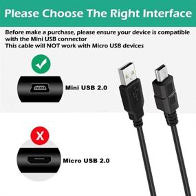 img 3 attached to 2 Pack 3.2ft Canon Camera USB Cable Data Interface Replacement Cord - Compatible with Canon PowerShot/EOS/DSLR Cameras and Camcorders (Type A to Mini 5-Pin Type B) - Ensure Correct Interface Selection for Enhanced SEO