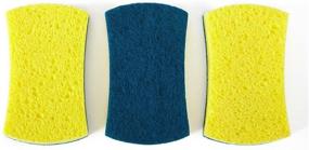 img 1 attached to 🧽 Full Circle Refresh Scrubber Sponges: A Set of 3 Essential Cleaning Tools