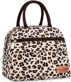 img 4 attached to 👜 Stylish BALORAY Lunch Tote Bag for Women with Insulated Leak-proof Liner - Perfect for Work, Picnics, Beach, and More!