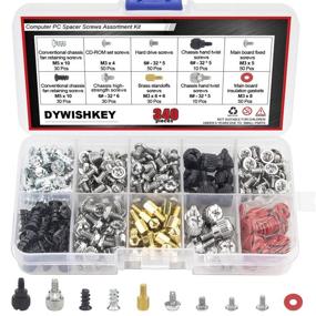 img 4 attached to 💻 DYWISHKEY 340-Piece Assorted Computer Screws Standoffs Set Kit