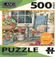 captivating artistry: lang puzzle rocking artwork - a masterpiece completed логотип