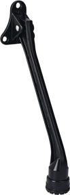 img 4 attached to 🚪 HOME&amp;I 7-Inch Commercial Heavy Duty Door Stopper - Ultimate Kickdown Door Stop Holder with Rubber Foot (Black)