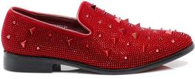 img 3 attached to ✨ Timeless Elegance: Vintage Sparkle Spikes for Men’s Formal Loafers & Slip-Ons