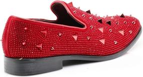 img 1 attached to ✨ Timeless Elegance: Vintage Sparkle Spikes for Men’s Formal Loafers & Slip-Ons