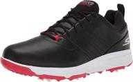 skechers mens torque waterproof black men's shoes and athletic logo