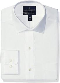 img 4 attached to Non Iron Stretch Classic Buttoned Sleeve Men's Shirts for Clothing