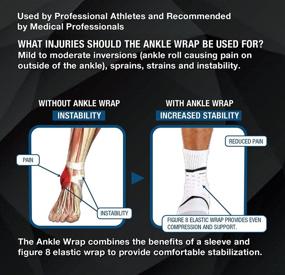 img 1 attached to 🩹 Medium Pro Tec Athletics Ankle Wrap: Enhancing Support and Comfort