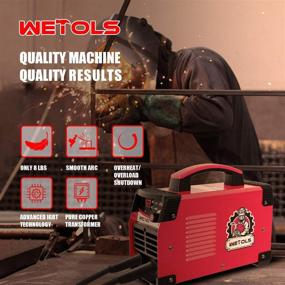 img 1 attached to 🔥 WETOLS 110/220V Stick Welder, 160A MMA ARC Welder Machine with IGBT, Digital Display, LCD, Hot Start Welding Machine, Electrode Holder, Work Clamp, Input Power Adapter Cable, Brush