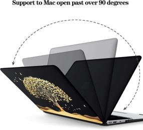 img 2 attached to ✨ AKIT MacBook Air 13-inch Case 2020 2021 2019 2018, A2337 M1 A2179 A1932, Touch ID Retina Display, Hard Shell Cover + Keyboard Skin