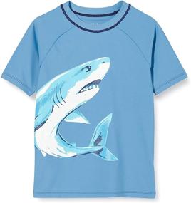 img 4 attached to Одежда для мальчиков "Shark Party Months" от Hatley Guard