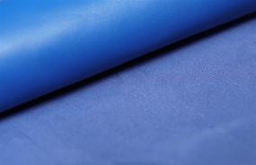img 2 attached to 🔵 Premium Full Grain Genuine Leather Hides: Ideal for Crafts, Sewing, and Home Decor - 1.0mm-1.2mm Thickness, Azure Shade