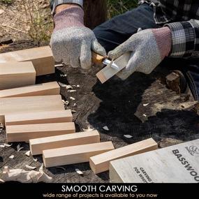 img 2 attached to BeaverCraft BW10 Basswood Carving Blocks Set: 🪵 Premium Basswood for Effective Wood Carving and Whittling