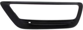 img 2 attached to 🚗 Front Left Driver Side Fog Lamp Bezel Replacement for 2013-2015 Honda Accord 4DR Sedan Models in Black - DAT AUTO PARTS HO1038111 71112T2AA10