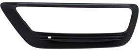 img 3 attached to 🚗 Front Left Driver Side Fog Lamp Bezel Replacement for 2013-2015 Honda Accord 4DR Sedan Models in Black - DAT AUTO PARTS HO1038111 71112T2AA10