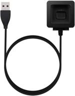 kingacc fitbit blaze charger - reliable usb charging cable for fitbit blaze smart fitness watch (1m) logo