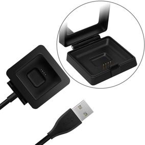 img 3 attached to KingAcc Fitbit Blaze Charger - Reliable USB Charging Cable for Fitbit Blaze Smart Fitness Watch (1m)