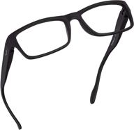 black readerest blue light blocking reading glasses [1.50 magnification]: enhance eye comfort with trendy style logo