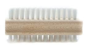 img 2 attached to Konex Non-Slip Wooden Double-sided Hand and Nail Brush: Keep Your Hands Clean and Nails Well-Groomed