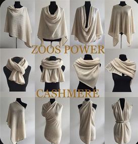 img 2 attached to ZOOSPOWER Cashmere Like Pashmina Belt Luxe Evening
