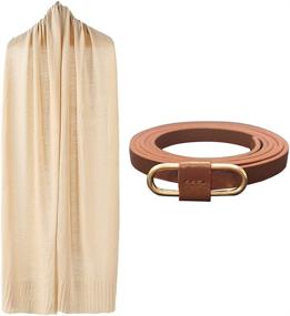 img 4 attached to ZOOSPOWER Cashmere Like Pashmina Belt Luxe Evening