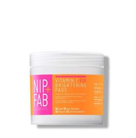 img 4 attached to Nip + Fab Vitamin C Fix Brightening Facial Pads with Anti-Aging 🌱 Pomegranate and Coffee Seed Extract to Even Skin Tone, 60 Pads, 2.7 Ounce