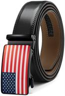 ratchet leather american automatic buckle men's accessories in belts logo
