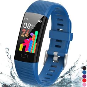 img 4 attached to 🏋️ Kids Fitness Tracker for Girls and Boys Age 5-16 (4 Color) - Waterproof Activity Watch with Heart Rate Monitor, Sleep Monitor, Calorie Counter and More - Inspiratek Kids Fitness Tracker