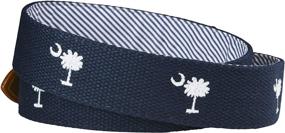 img 1 attached to 🎩 Stylish Carolina Award Winning Embroidered Men's Accessories from Charleston Belt