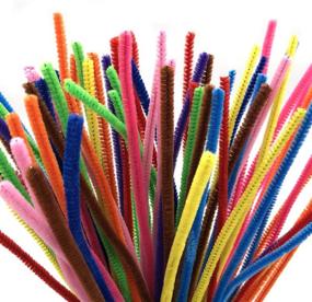 img 3 attached to 🧵 Anvin Pipe Cleaners: 100 Pcs 10 Colors Chenille Stems for Creative DIY Crafts & School Projects