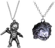 authentic winssigma curse of chucky necklace: must-have cosplay costume jewelry for fans logo