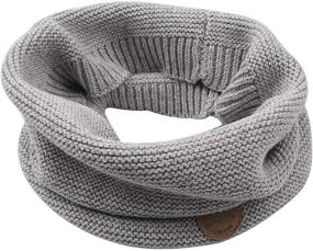 img 1 attached to 🧣 XIAOHAWANG Детский зимний шарф для мальчиков и девочек: уютный шарфик для малышей на прохладные дни