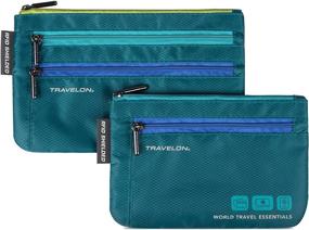 img 4 attached to Travelon Blocking Travel Pouch Heather Travel Accessories
