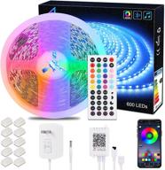 🔮 aled light 10m 600leds rgb 5050 smd non-waterproof led strips light kit with 60leds/m +44 key ir remote+24v/3.5a ac power supply for home lighting and kitchen decorative logo