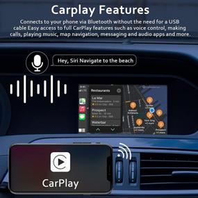 img 3 attached to 🚗 CARABC Wireless Carplay and Android Auto for Mercedes Benz A/B/C/E/CLA/GLA/GLK/ML/SLD with NTG4.5 System - Bluetooth, Mirror Link, Siri Voice, USB, DVR, Camera Input, and More