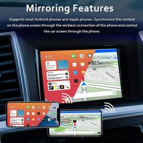 img 1 attached to 🚗 CARABC Wireless Carplay and Android Auto for Mercedes Benz A/B/C/E/CLA/GLA/GLK/ML/SLD with NTG4.5 System - Bluetooth, Mirror Link, Siri Voice, USB, DVR, Camera Input, and More