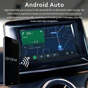 img 2 attached to 🚗 CARABC Wireless Carplay and Android Auto for Mercedes Benz A/B/C/E/CLA/GLA/GLK/ML/SLD with NTG4.5 System - Bluetooth, Mirror Link, Siri Voice, USB, DVR, Camera Input, and More