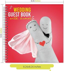 img 1 attached to GC Fun Wedding Guest Book Alternative: Creative 8x8 Memory Book for 📔 Bride & Groom | Uplifting Guestbook for Wedding Reception & Fun Wedding Gifts