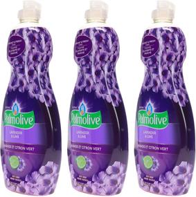 img 3 attached to Palmolive Ultra Lavender & Lime Dish Soap - Large 60 Fl Oz Size - Value Pack of 3 x 20 FL Oz / 591 mL Each