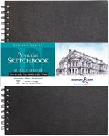 📚 stillman & birn epsilon series wirebound sketchbook 9x12": high-quality, heavyweight paper with smooth surface logo