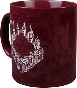 img 2 attached to Marauder's Map Heat Reveal Ceramic Coffee Mug: Unleash Magic with Heat-Activated Image