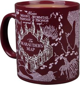 img 1 attached to Marauder's Map Heat Reveal Ceramic Coffee Mug: Unleash Magic with Heat-Activated Image