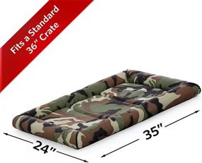 img 3 attached to 🐶 36-Inch Camouflage Maxx Dog Bed for Metal Dog Crates