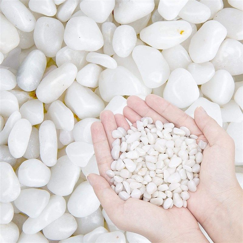oupeng pebbles polished natural decorative 로고