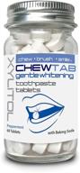 нежная отбеливающая зубная паста 🦷 таблетки перечная мята от weldental chewtab логотип
