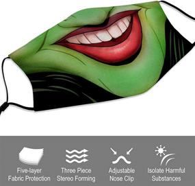 img 2 attached to Cartoon 6 89X5 12In Filters Reusable Bandana Boys' Accessories - Cold Weather