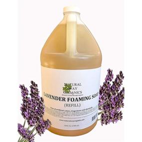 img 2 attached to Natural Way Organics Lavender Foaming Hand Soap Refill - 128oz Gallon Size